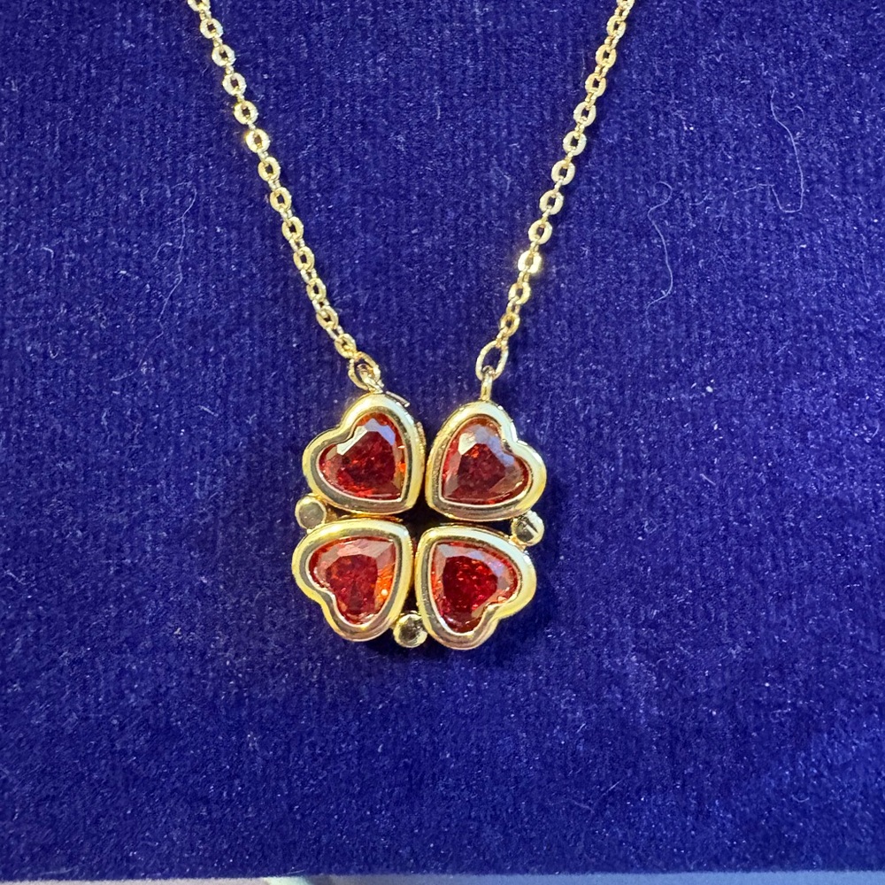 ❤️Valentine Beauty! Rose Gold Heart Pendant Necklace